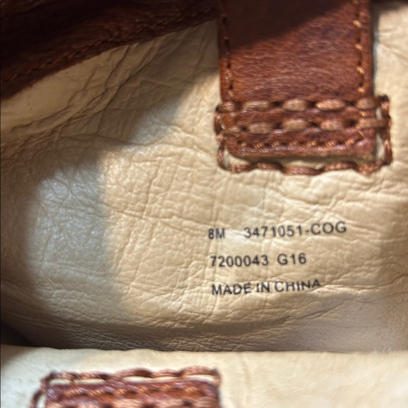 Frye Women's Cognac Leather Heeled Boots - Picture 6 of 6